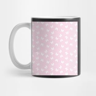 PINK BUTTERFLY RETRO DOTTS Mug